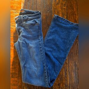 JOE  Mid-rise Flare Blue Jeans